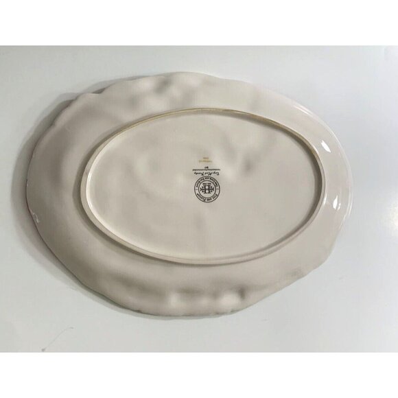 Fitz Floyd Platter Sweet Wishes Christmas Holiday Snowman Scarf Top Hat Cookies - Picture 3 of 8